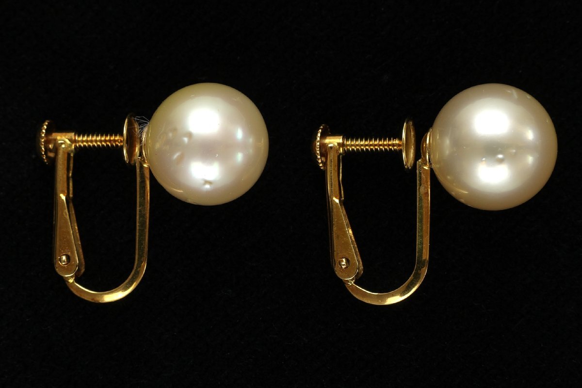 おたからや◆K18/750刻印ジュエリー 6点《約37.6g ホルダー含》真珠ネックレス等 ※1点ピンブローチ,シードパール1ヶ取れ【B-YA02357】_画像8