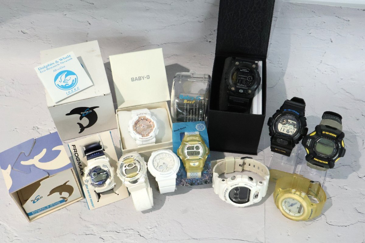 ジャンク時計☆カシオCＡSIO 計10点 G-SHOCK,Baby-G 腕時計おまとめ ※動作未確認◆おたからや【H-JW04875】_画像1