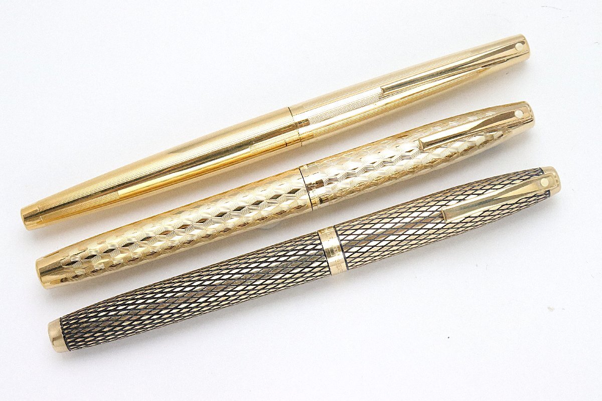 シェーファー SHEAFFER 万年筆3点 ペン先14K ※筆記未確認 ◆おたからや【Y-PE02580】_画像2
