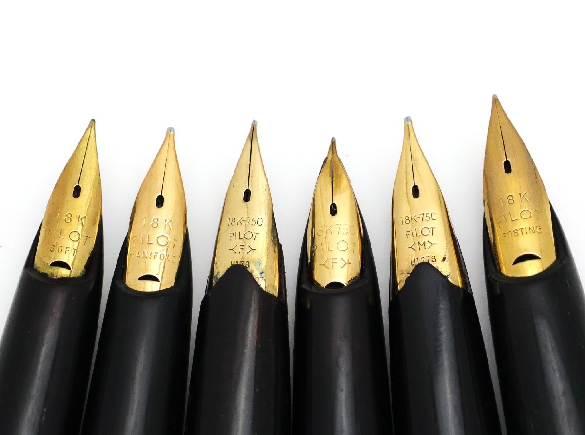 パイロット PILOT 万年筆 エリート18K 計6点 ※筆記未確認 ◆おたからや【J-PE00729】_画像5