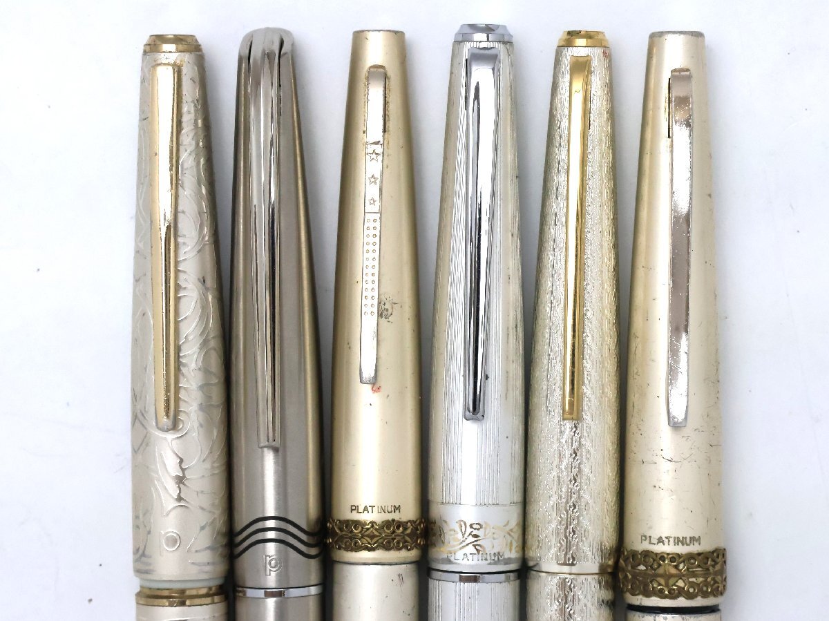 プラチナ 万年筆6点 18K ※筆記未確認◆おたからや【R-PE02612】_画像3