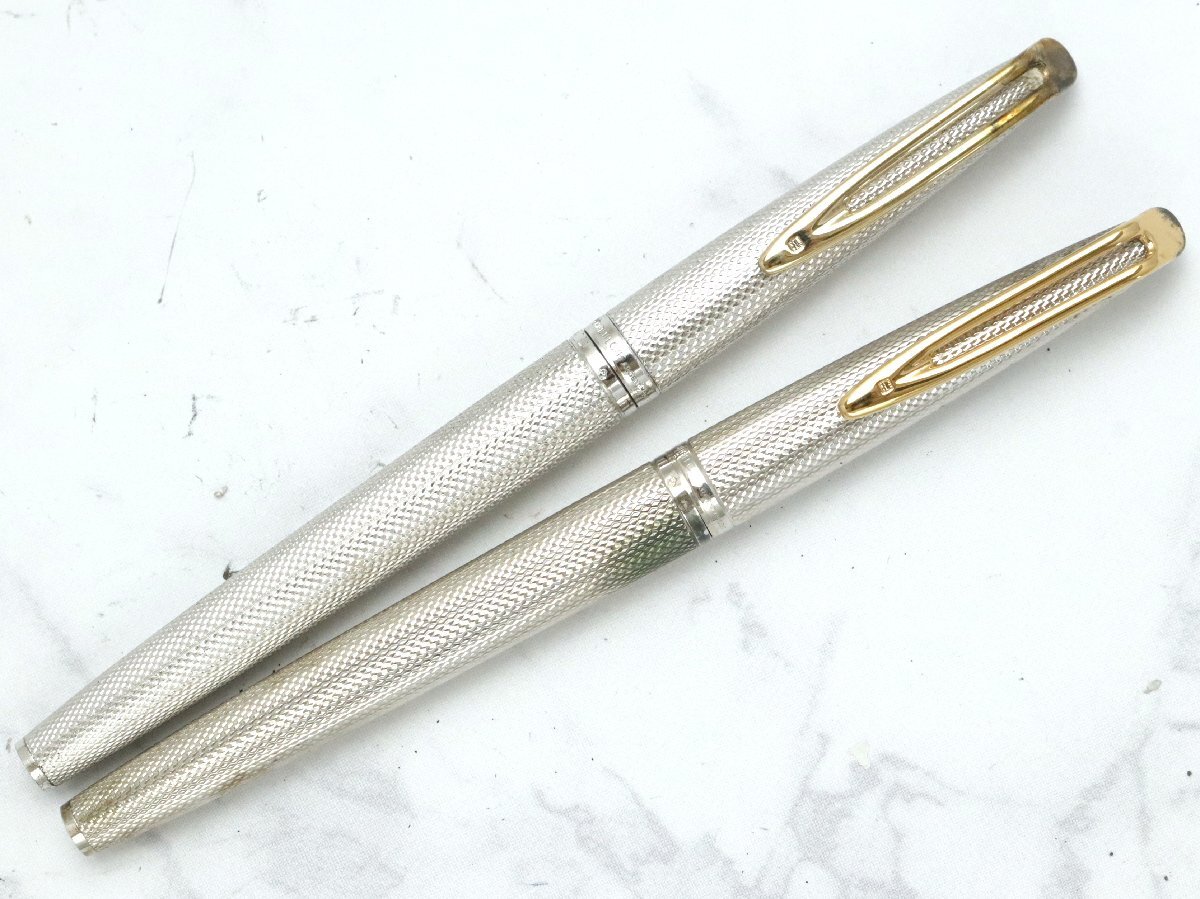 WATERMAN ウォーターマン 万年筆 2点 ペン先18K ※筆記未確認 ◆おたからや【F-PE02507】_画像2