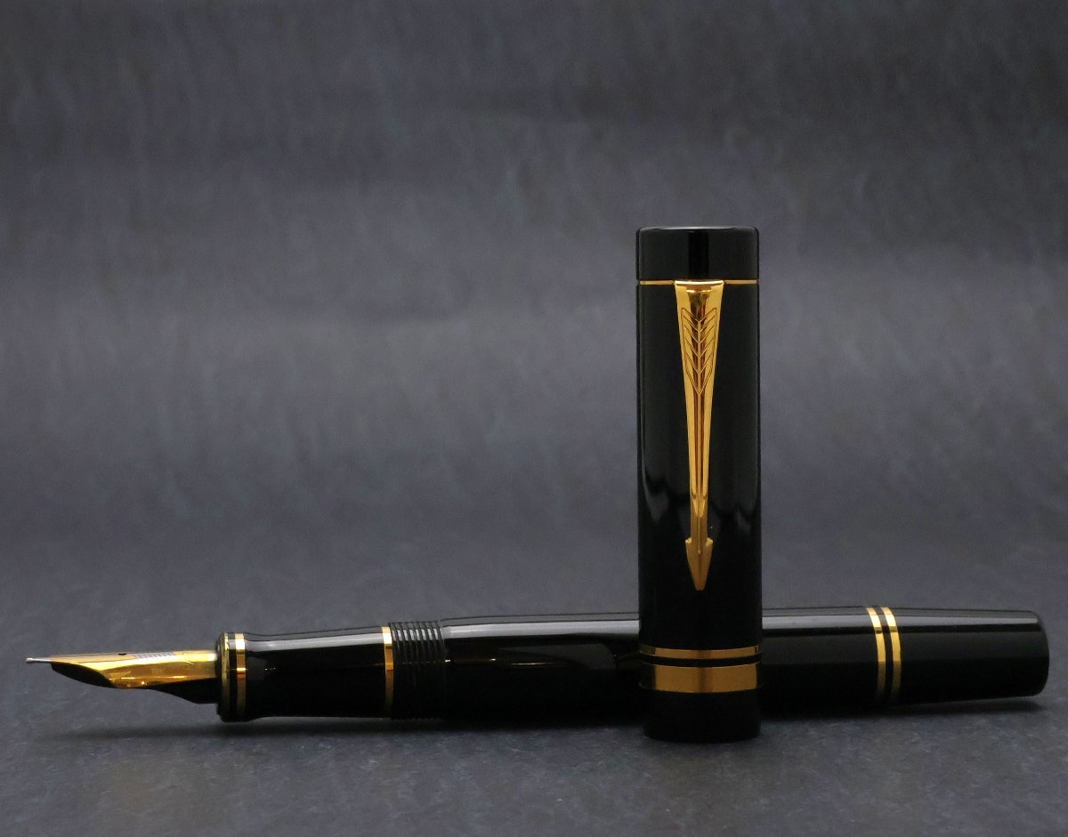 パーカー PARKER デュオフォールド ペン先18K 万年筆1点 ※筆記未確認 ◆おたからや【J-PE00706】_画像1