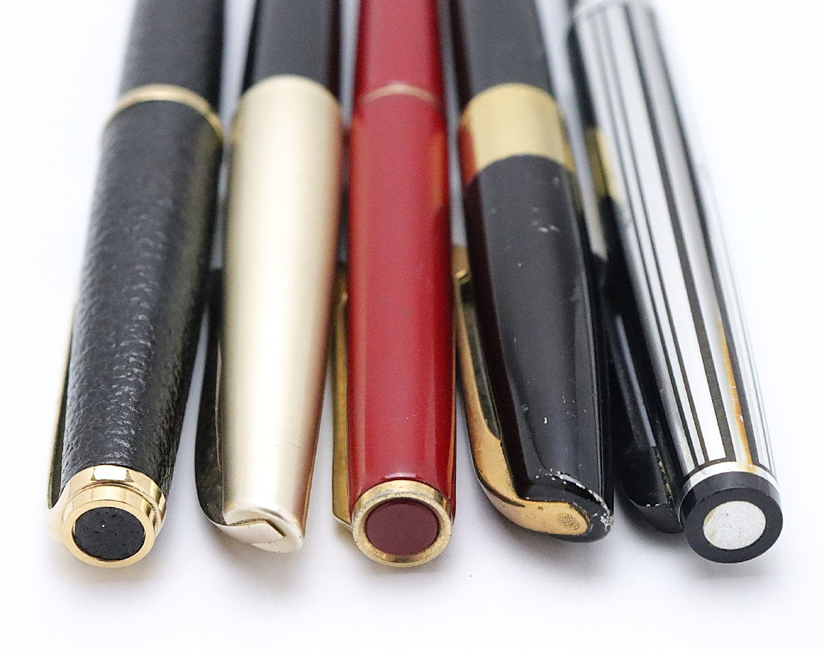 プラチナ PLATINUM 万年筆5点 ペン先14K×4/14K-WG×1 ※筆記未確認 ◆おたからや【Y-PE02607】_画像5