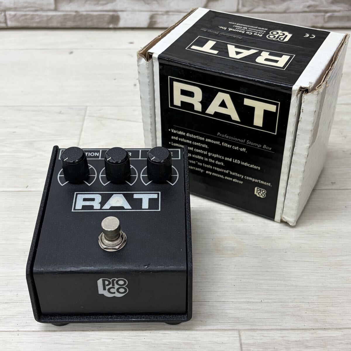 ☆1円〜☆ PROCO プロコ エフェクター RAT2 ディストーション 本体 ギターエフェクター THE RAT 34_画像1