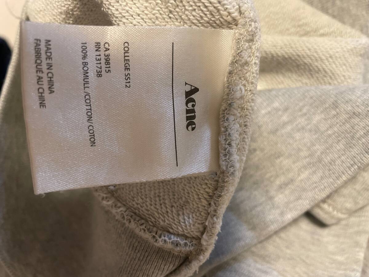 ★Acne Studios アクネ スタディオス スウェット 前V_画像4