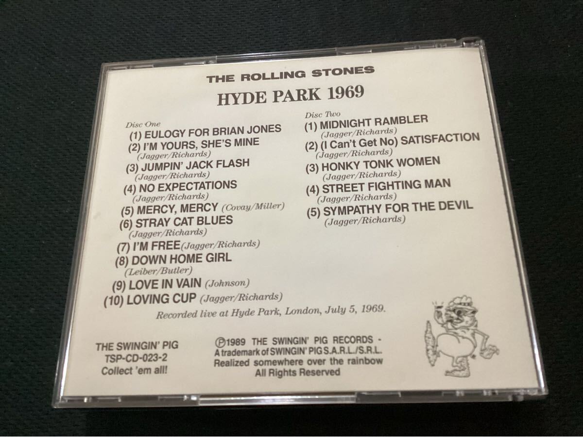 THE ROLLING STONES / HYDE PARK 1969 (IMP)_画像2