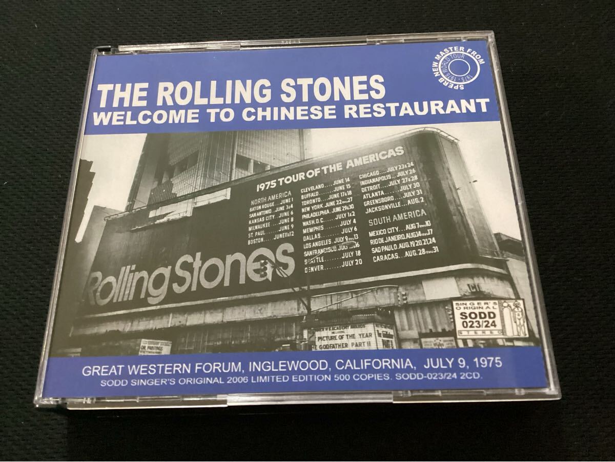 THE ROLLING STONES / WELCOME TO CHINESE RESTAURANT (初回 bonus disc付)_画像1