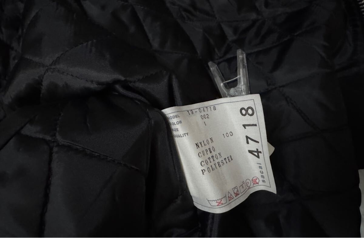 Sacai サカイ未使用　#タグ付　コレクション　MA-1 ブルゾン　ニット　ジャケット　コート_画像7