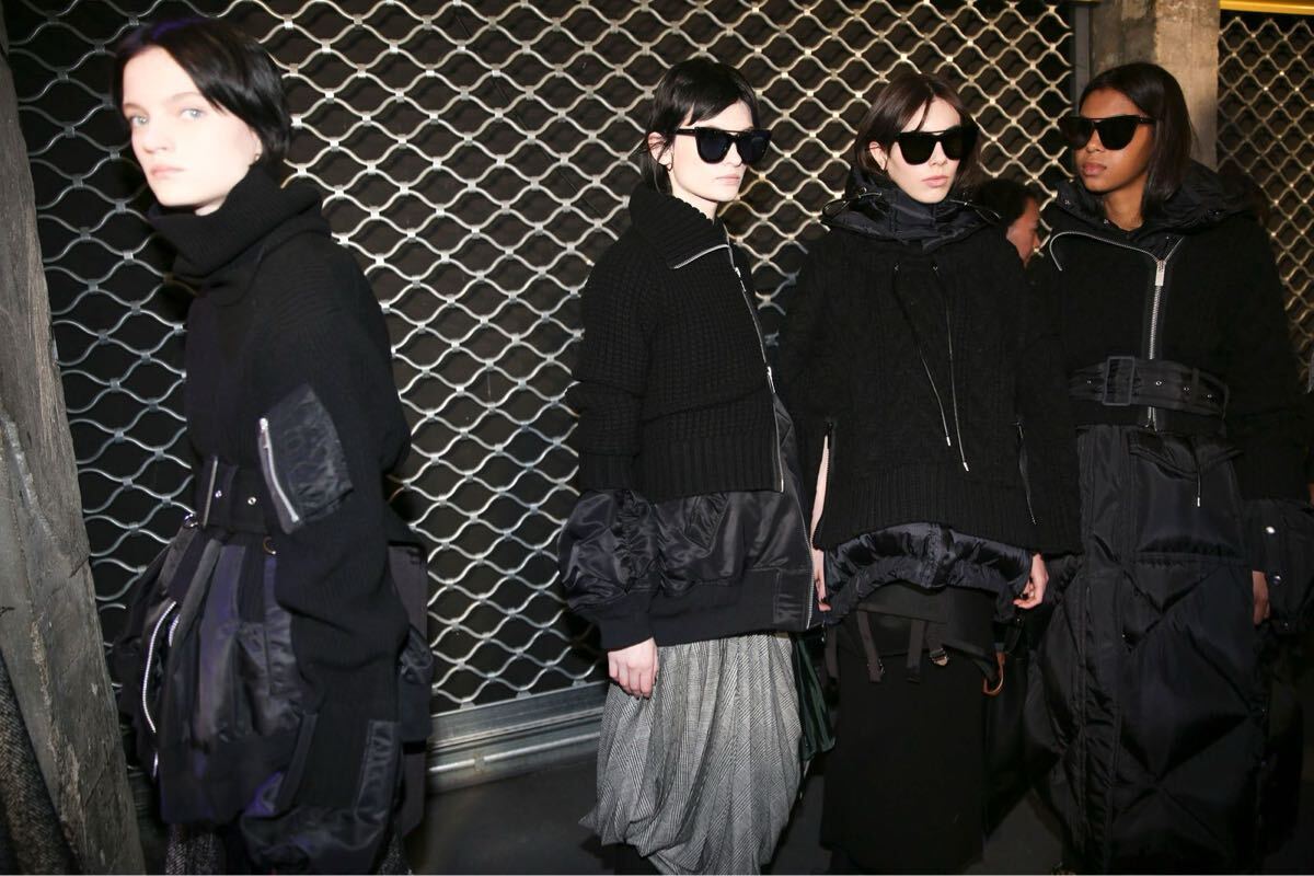 Sacai サカイ未使用　#タグ付　コレクション　MA-1 ブルゾン　ニット　ジャケット　コート_画像4