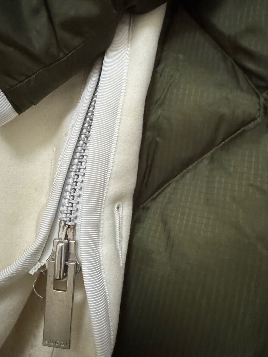 sacai サカイ コレクション クリーニング済 レア人気ダウン コート ユニセックス着用 _画像9