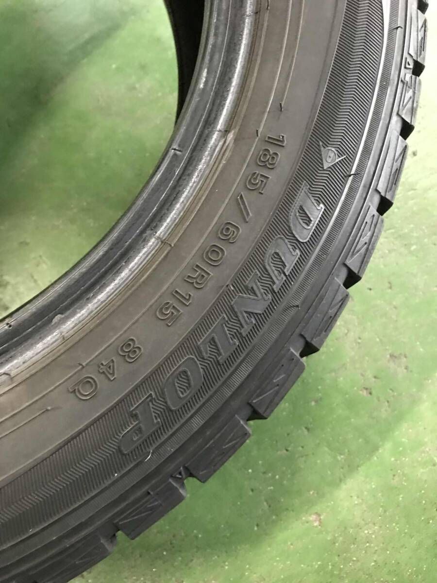 4本10円スタート　中古スタッドレス　185/60R15　ダンロップ　ウィンターマックス01　2019年製造　_画像3