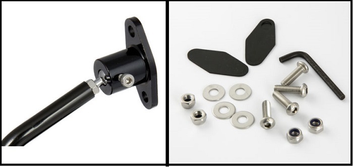 特価 軽量 レーシングミラー エアロミラー ドアミラー 汎用 ABS製 ブラック アルファロメオ_画像4