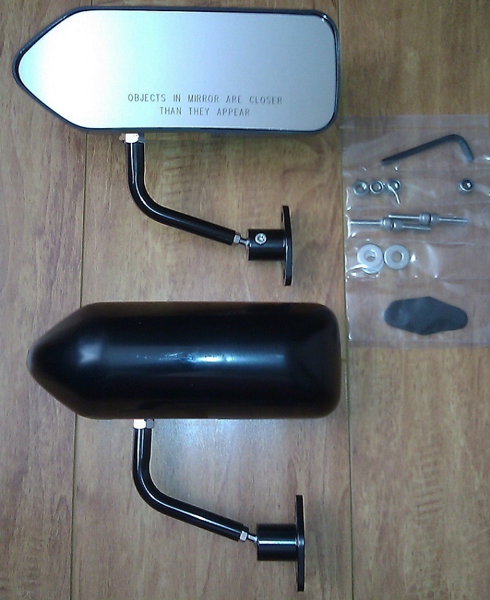 特価 軽量 レーシングミラー エアロミラー ドアミラー 汎用 ABS製 ブラック アルファロメオ_画像6
