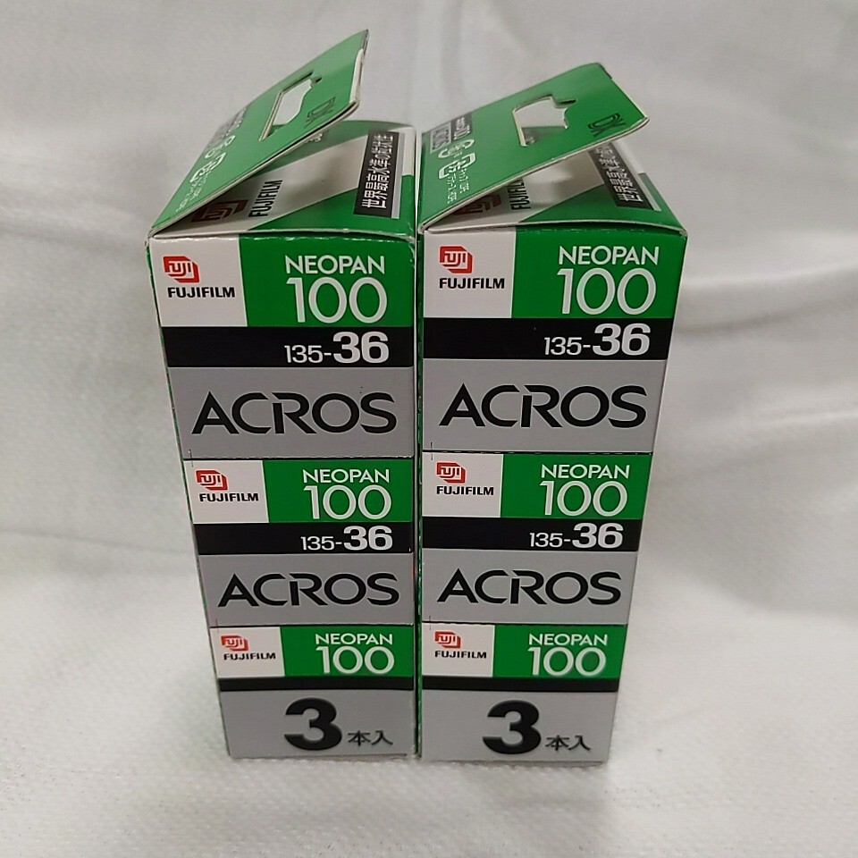 【期限切れ】富士フイルム ネオパン 100 ACROS 135 ACROS 100 36EX 3SB ［35mm（135） / 白黒 / ネガ / 36枚撮 / 3本］2箱_画像3
