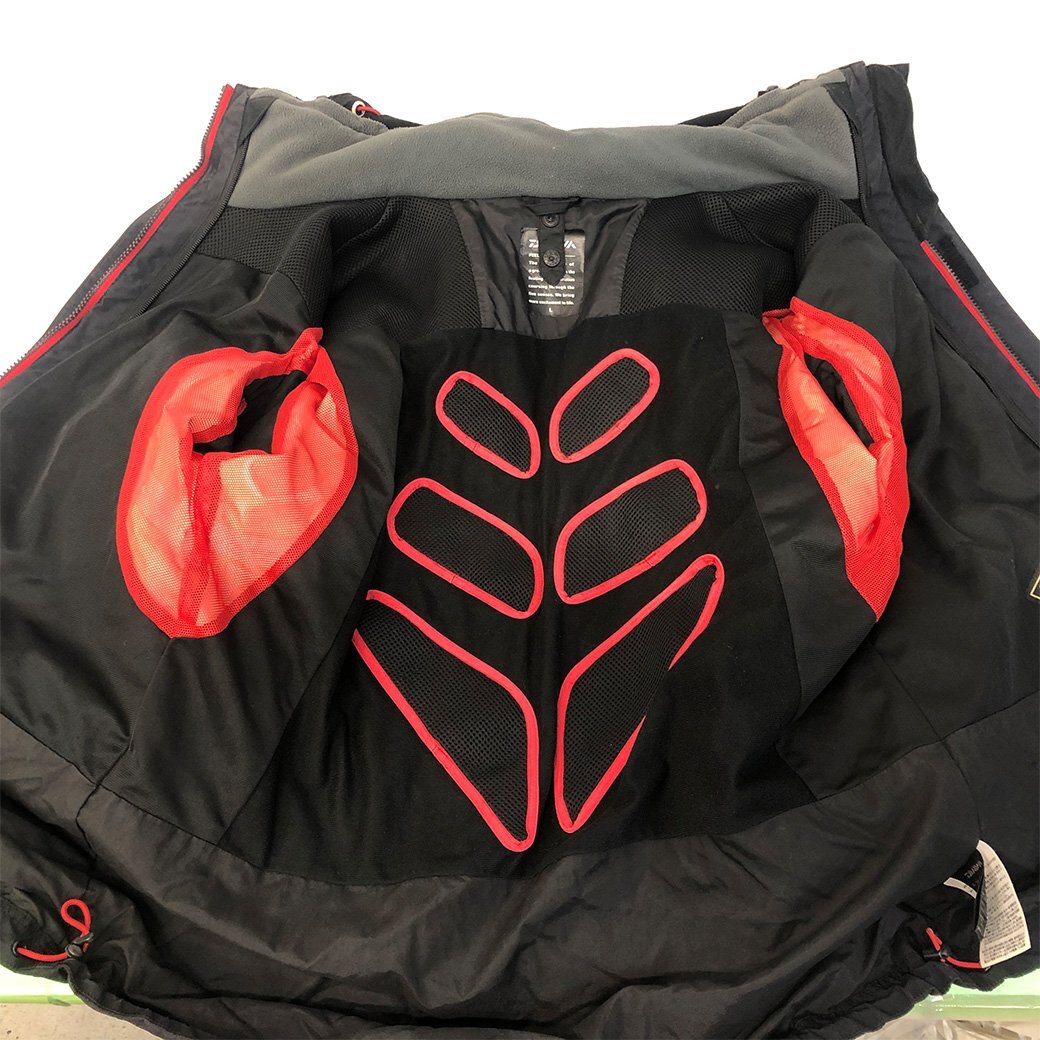 K Daiwa DW-1002 Gore-Tex Pro канал 2 way winter костюм черный L размер с хлопком жакет | DAIWA защищающий от холода жакет верх и низ 