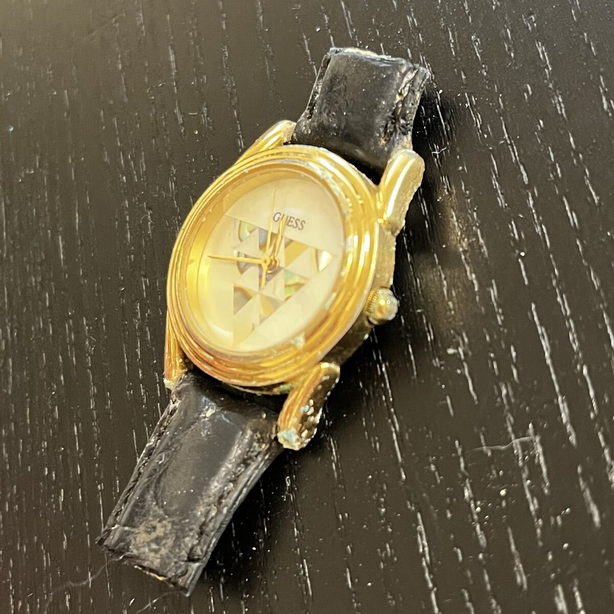 ☆⑪GUESS ゲス 腕時計 文字盤 ゴールド ホワイト文字盤 2つセット_画像6