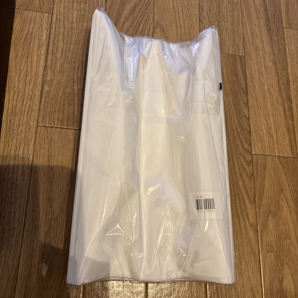 ♪♪⑪dunhill ダンヒル ワイシャツ生地 仕立て生地 ホワイト☆仕立て券 期限切れ品_画像3