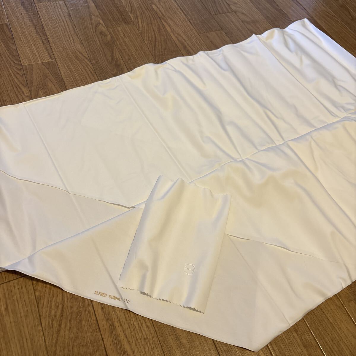♪♪⑪dunhill ダンヒル ワイシャツ生地 仕立て生地 ホワイト☆仕立て券 期限切れ品_画像4