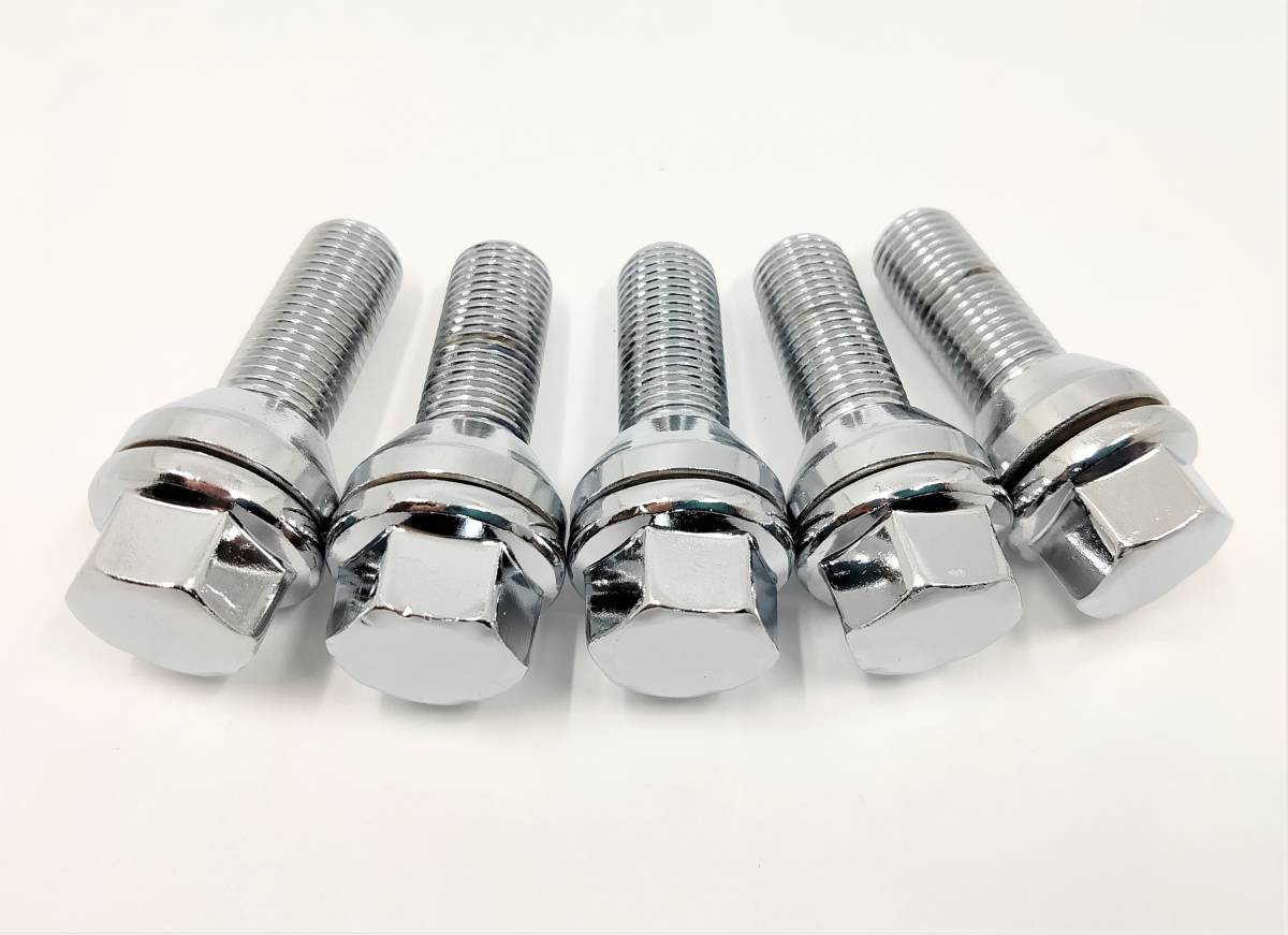 (送料込) ボルボ S60 S80 XC60 V60 V70 XC70 XC90他 ホイールボルト 5本セット【新品】19mmボルト_画像1