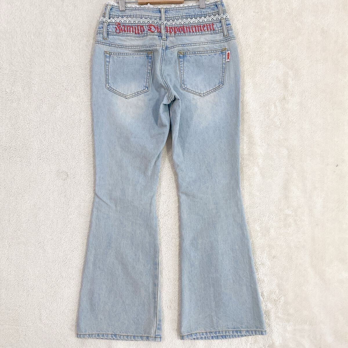 【SCULPTOR】美品　スカルプター　ダブルウエストブーツカットデニム　S_画像2