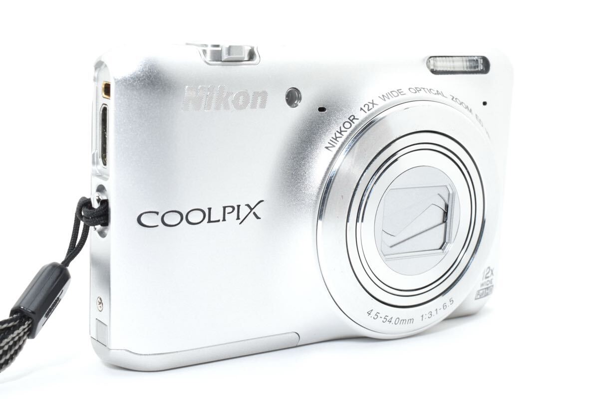  прекрасный товар Nikon COOLPIX S6400 серебряный Nikon Coolpix компактный цифровой фотоаппарат [ оригинальная коробка есть руководство пользователя .]#666