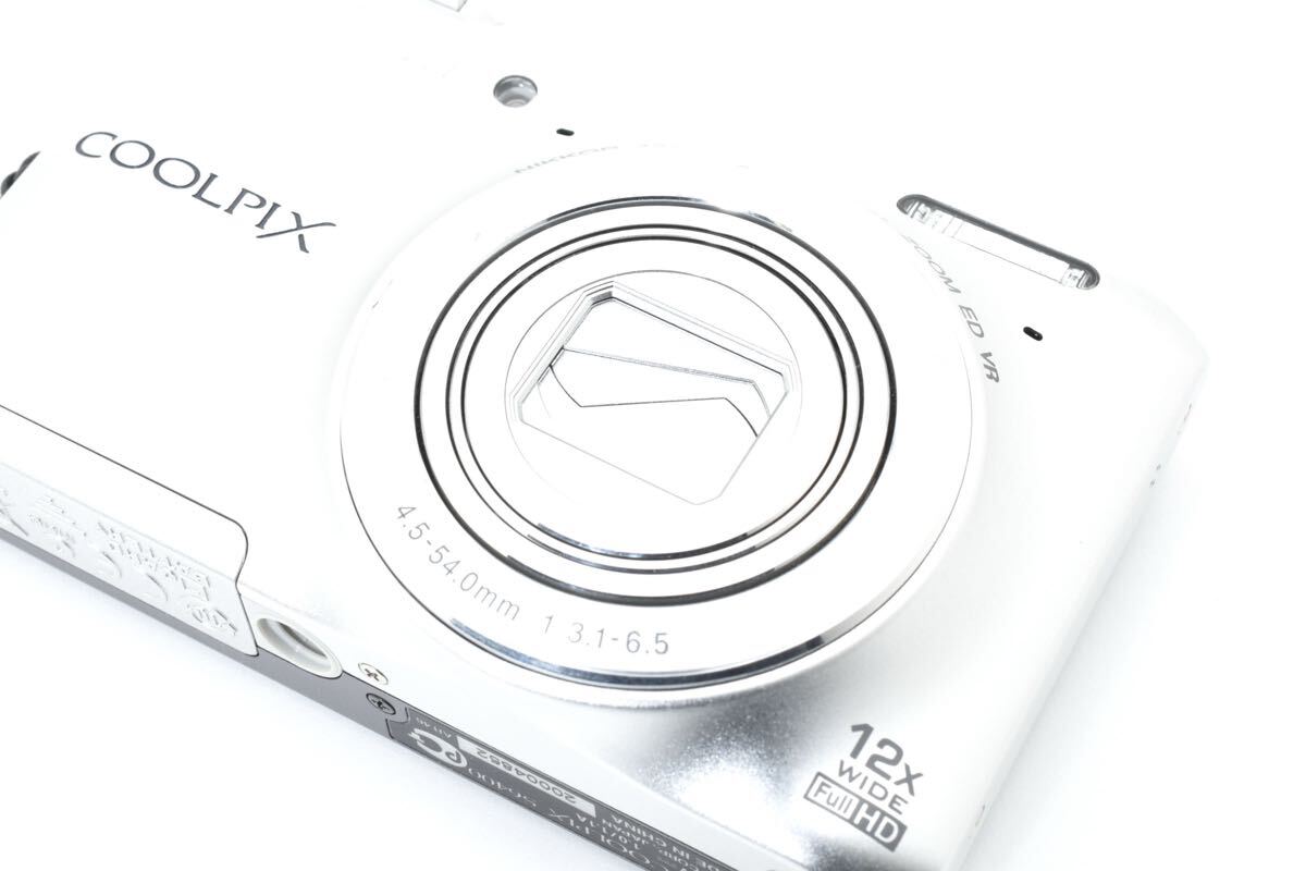  прекрасный товар Nikon COOLPIX S6400 серебряный Nikon Coolpix компактный цифровой фотоаппарат [ оригинальная коробка есть руководство пользователя .]#666