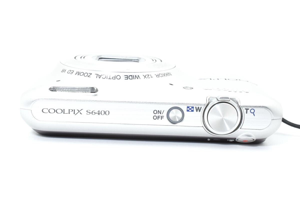  прекрасный товар Nikon COOLPIX S6400 серебряный Nikon Coolpix компактный цифровой фотоаппарат [ оригинальная коробка есть руководство пользователя .]#666