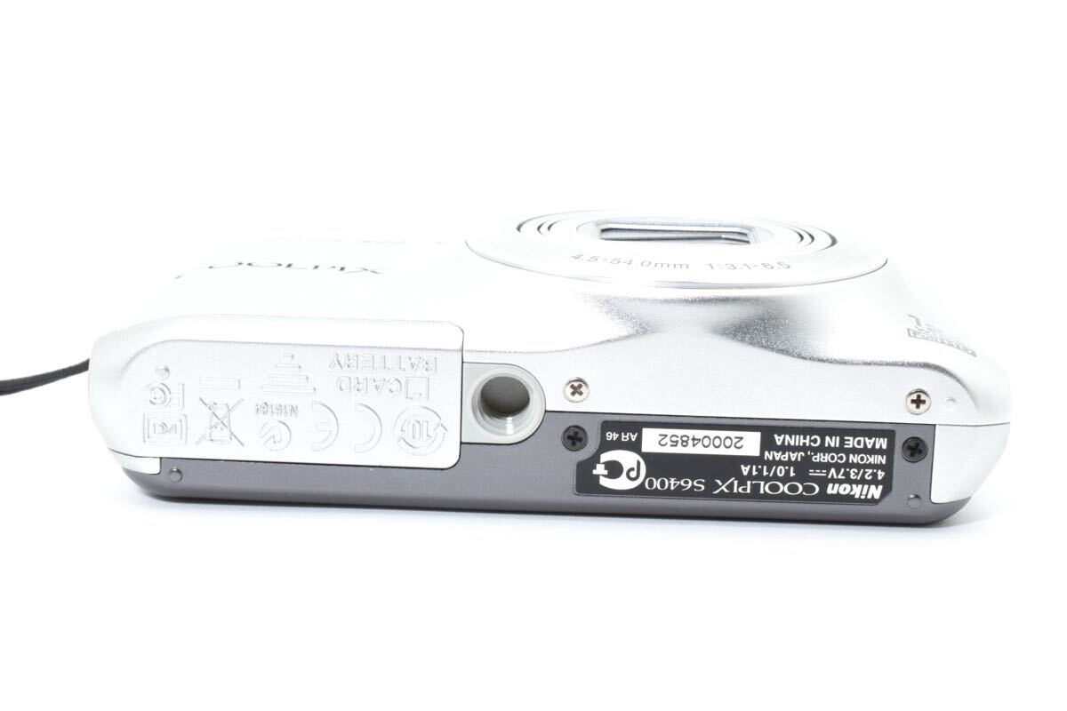  прекрасный товар Nikon COOLPIX S6400 серебряный Nikon Coolpix компактный цифровой фотоаппарат [ оригинальная коробка есть руководство пользователя .]#666