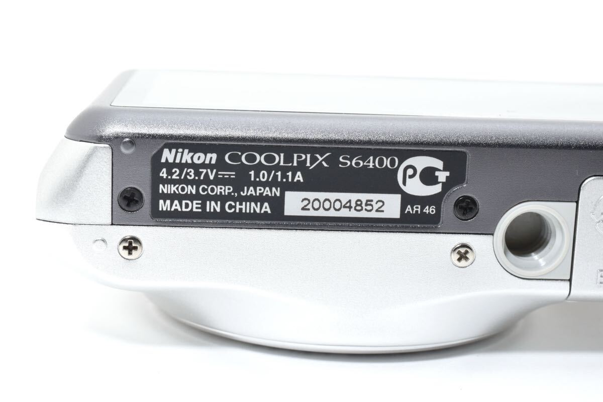  прекрасный товар Nikon COOLPIX S6400 серебряный Nikon Coolpix компактный цифровой фотоаппарат [ оригинальная коробка есть руководство пользователя .]#666