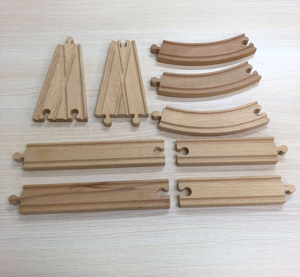 IKEA 木製列車レールパーツセット【Y-396】_画像1