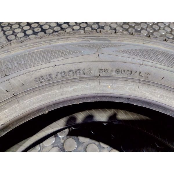 ☆::新品::☆DUNLOP/ダンロップ WINTER MAXX SV01 155/80R14 88/86N LT 日本製 1本のみ◇2018年製スタッドレスタイヤ◇愛知郡手渡し可_画像6