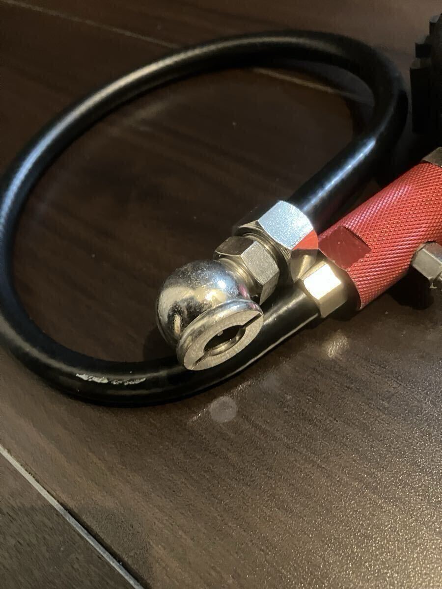 ブリヂストン　レーシングエアゲージ　丸チャック！美品！校正済み！大変レアなkg/表示！_画像3