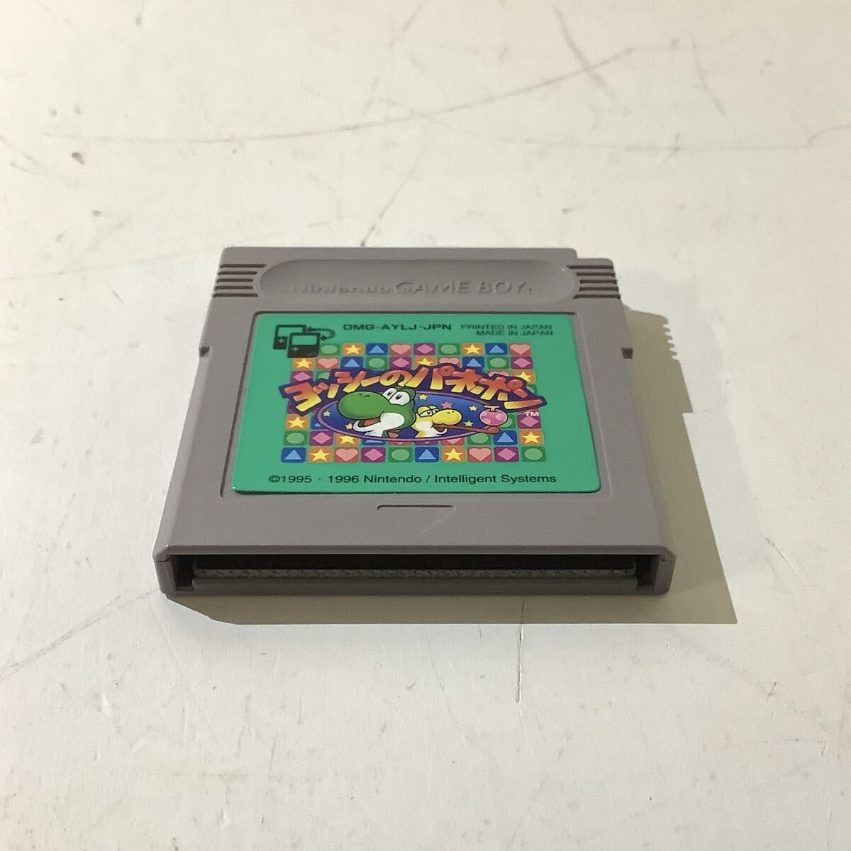 Nintendo 任天堂 ゲームソフト GAMEBOY ヨッシーのパネポン DMG-AYLJ-JPN ゲームボーイ アクションパズルゲーム 箱付き 中古品_画像3