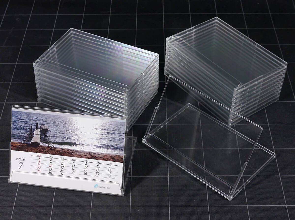 卓上カレンダーケース 横置き(はがきサイズ)×20枚セット_画像1