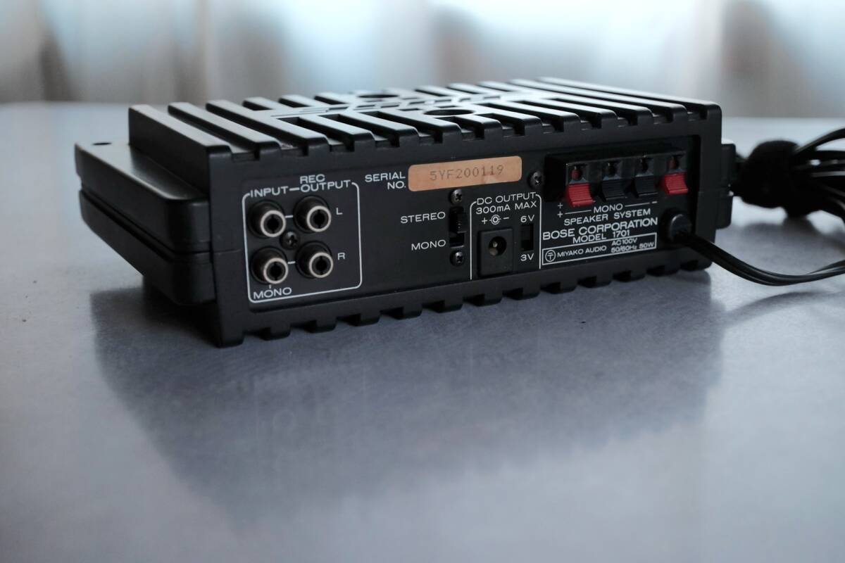 Bose/ボーズ Model 1701 ステレオパワーアンプ 中古美品 〈即決〉_画像5