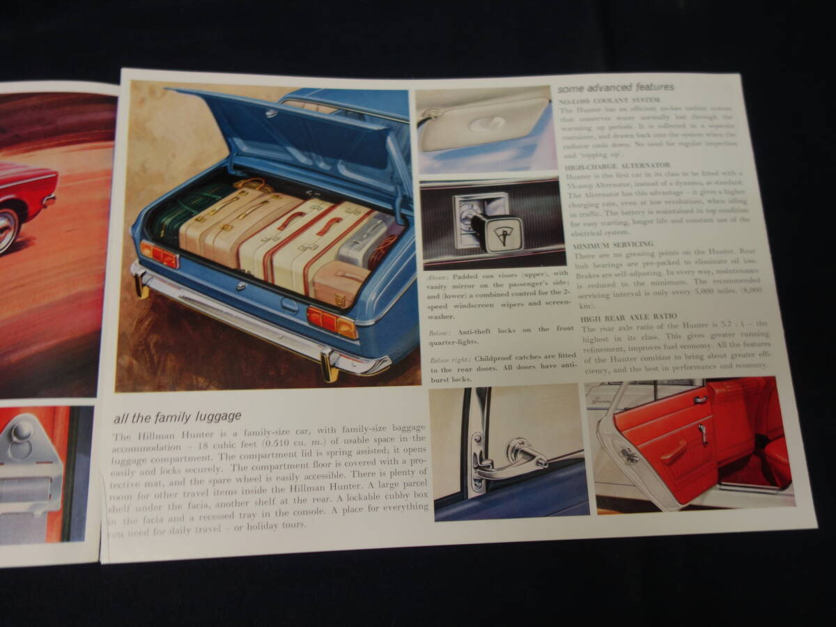【1965年】ヒルマン ハンター / HILLMAN Hunter 専用 本カタログ / 英語版 / ルーツ【当時もの】_画像8
