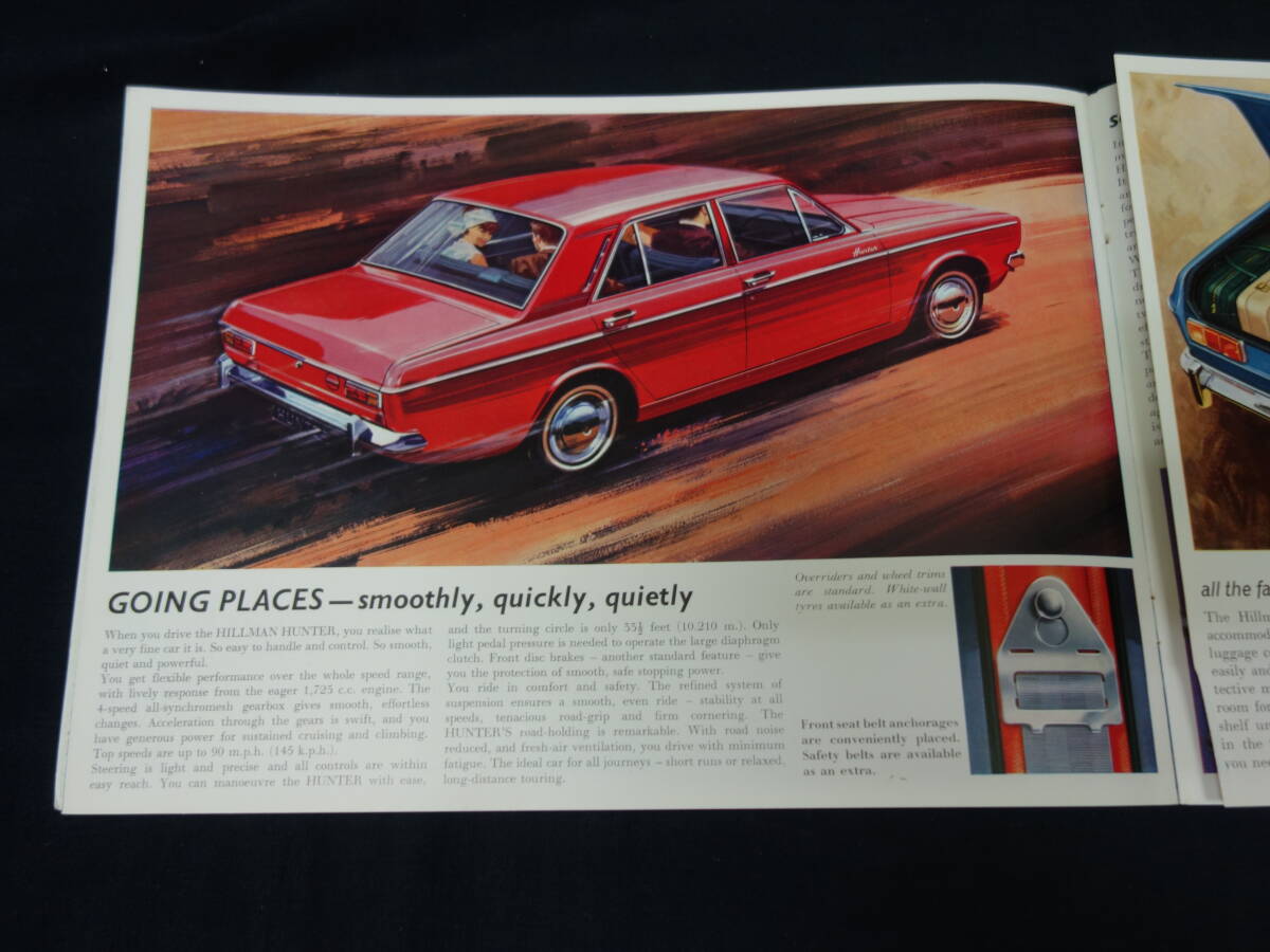 【1965年】ヒルマン ハンター / HILLMAN Hunter 専用 本カタログ / 英語版 / ルーツ【当時もの】_画像5