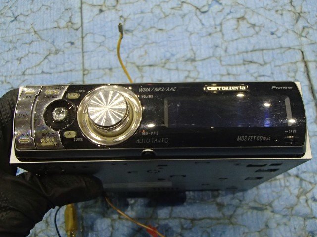 【青森発】中古 Pioneer DEH-P710 1DIN CD 動作OK オーディオ ※状態 車体情報等 説明欄要確認_画像2