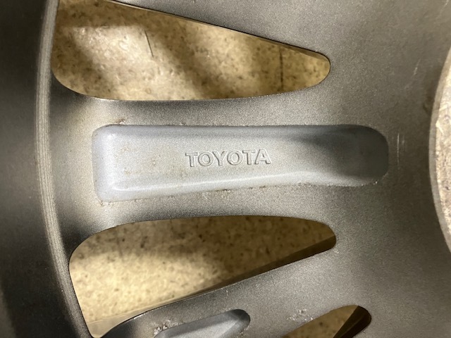 富山発 20系 ヴェルファイア トヨタ純正 18×7.5J 235/50R18 ダンロップ ウィンターMAXX 2022年製 スタッドレスの画像9