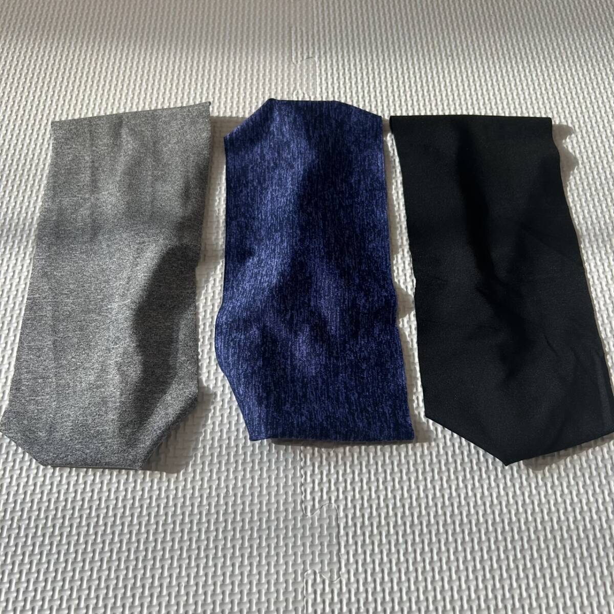 ヘアバンド スポーツ　3色セット ジム 吸汗　バンダナ レディース メンズ　汗止め　洗顔　ヘッドバンド　トレーニング　運動　ランニング_画像6