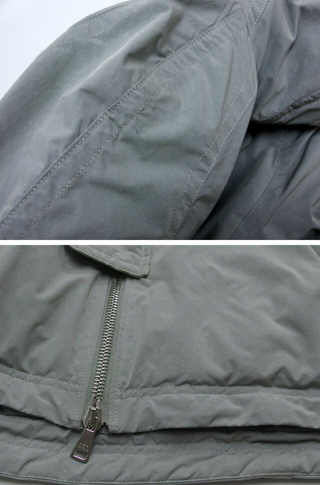 タトラス　リライ　ミリタリーロゴ　フード付き　ダウンジャケット　Lサイズ　グレー[20251101]_画像9