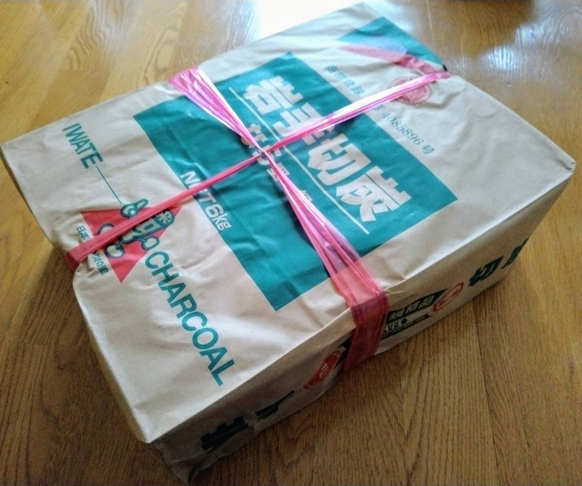 岩手県産　上質菊炭のみ！茶の湯炭に使えます練習用、水屋用に最適！（皮剥がれ、ザク割れ等も入っております） なら炭 ６kg sg_画像2