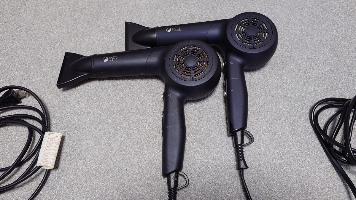 【動作確認済】ヘアドライヤー クレイツ HOLISTIC CURES ホリスティックキュアドライヤー CCID-P01B 【2台まとめ】_画像1