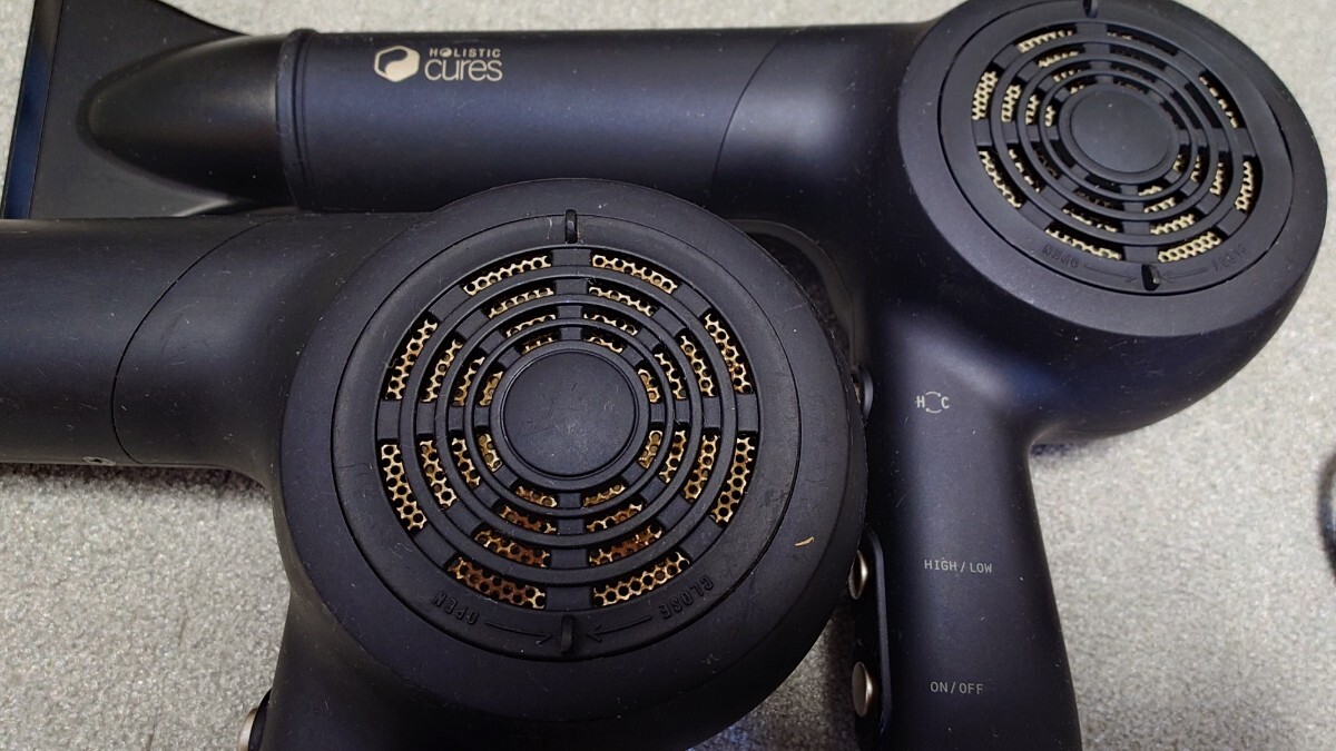 【動作確認済】ヘアドライヤー クレイツ HOLISTIC CURES ホリスティックキュアドライヤー CCID-P01B 【2台まとめ】_画像6