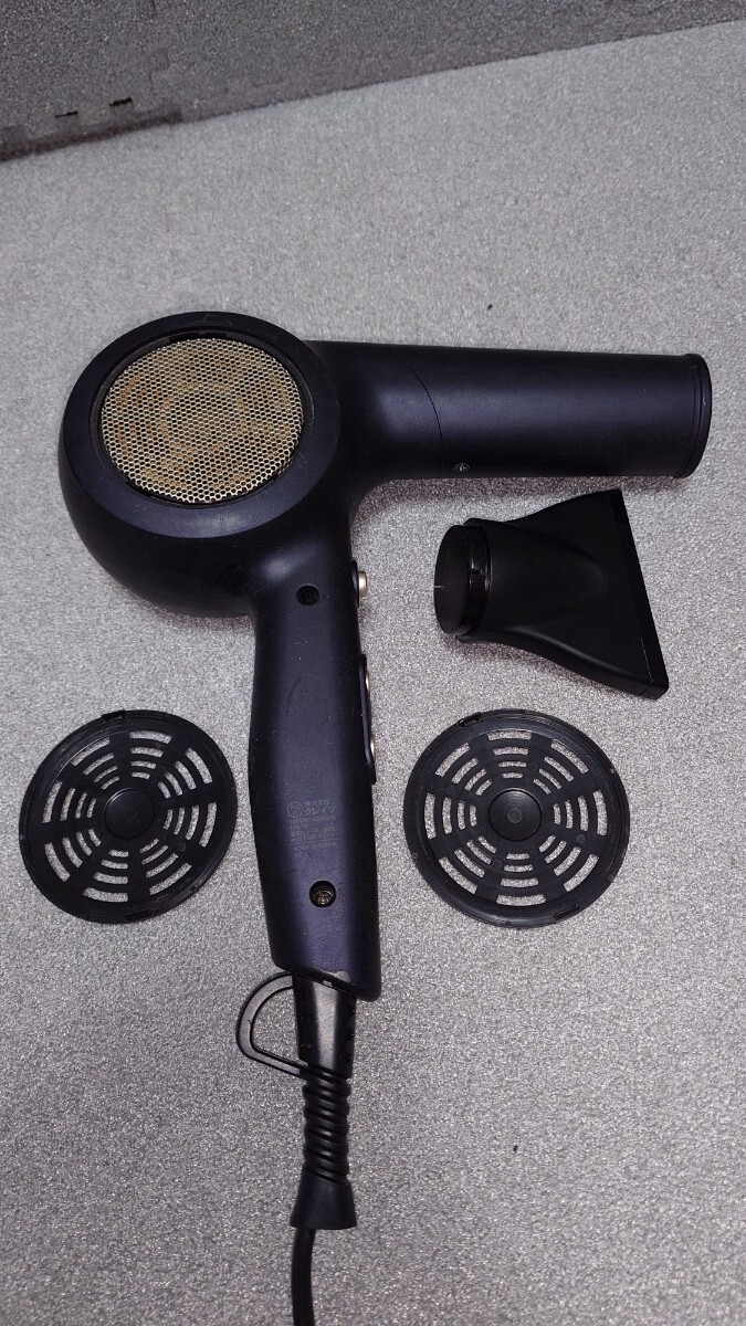 【動作確認済】ドライヤー ヘアドライヤー クレイツ HOLISTIC cures ホリスティックキュア CCID-P01B ブラック_画像3