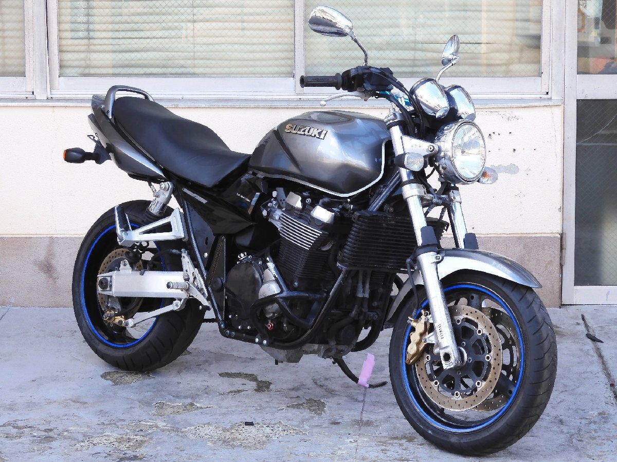 60@1081【評価S】 GSX1400 GY71A 油冷 純正 サイド スタンド 走行距離表示13,620km_画像4