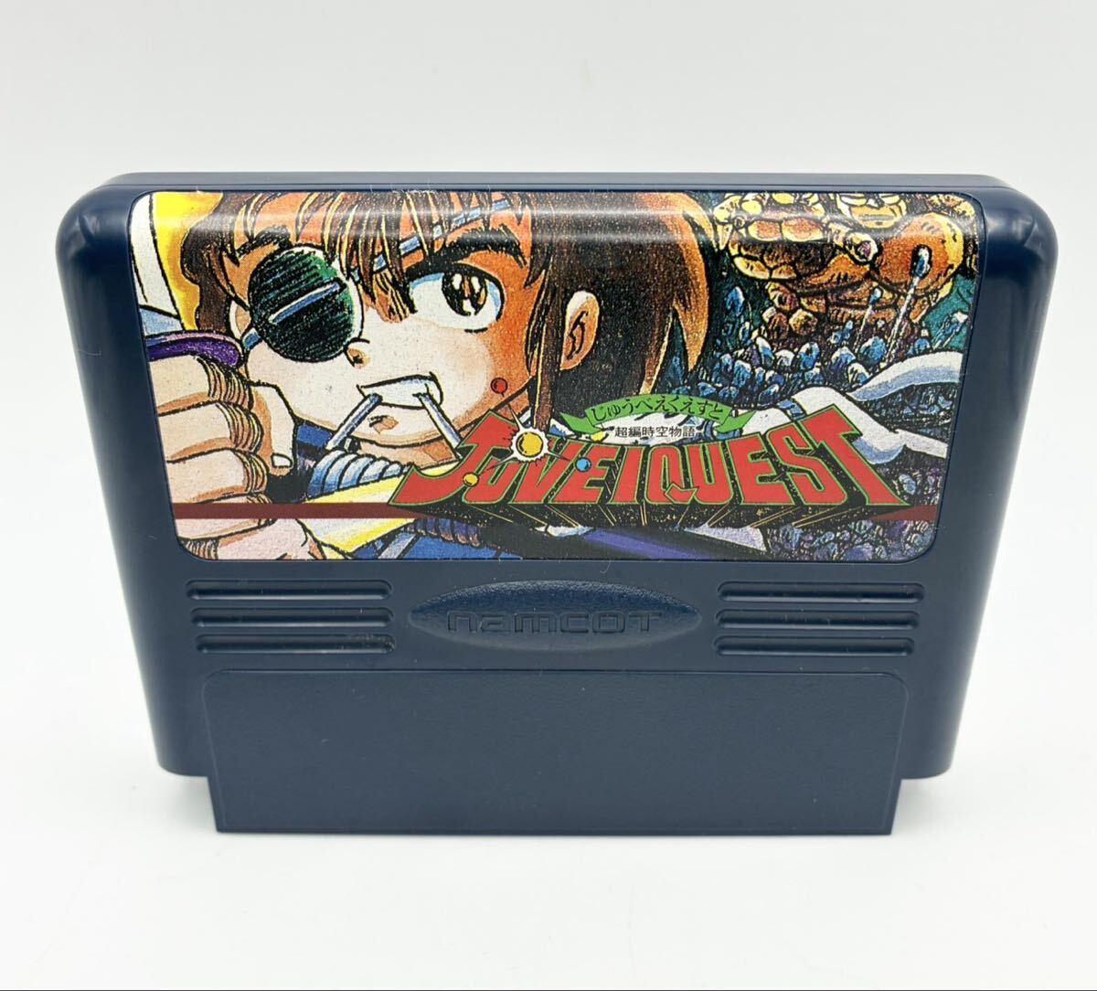  【動作確認済 希少】じゅうべえくえすと ファミコン 特製マップ カード24枚付 JUVEIQUEST FC ファミコンソフト namcot ナムコ_画像3