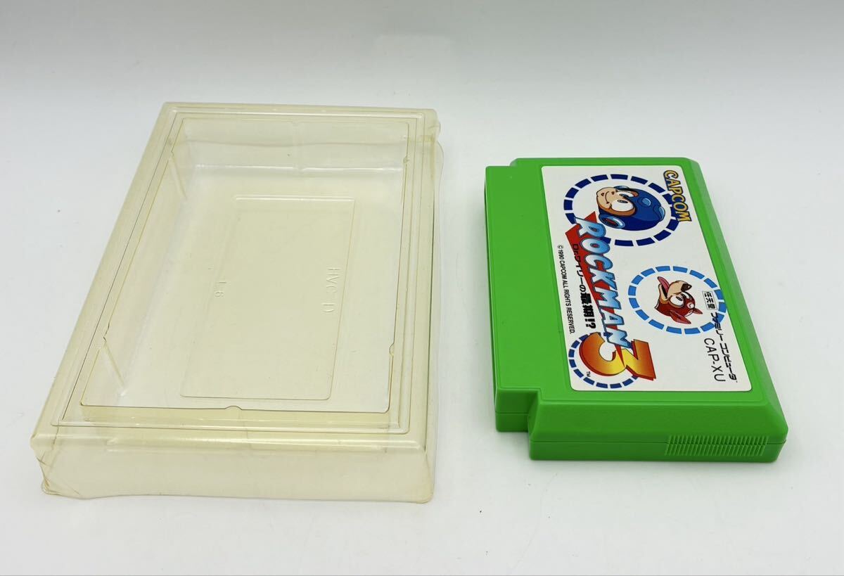 【当時物 動作確認済】CAPCOM カプコン ROCKMAN3 ロックマン3 Dr.ワイリーの最期 !? ファミコンソフト FC 箱 説明書付 希少品 1990年_画像5