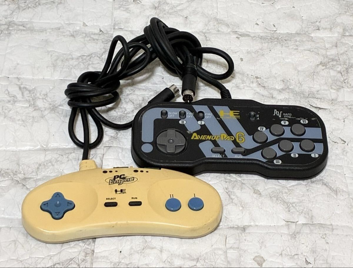 【動作確認済 動作品】PCE PC Engine エンジン CORE GRAFXII PI-TG7 コアグラフィックスII NEC 日本電気 マルチタップ コントローラー付き_画像9